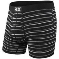 Majtki męskie - Bokserki Saxx Vibe Boxer Brief Rozmiar: M / Kolor: czarny/biały - miniaturka - grafika 1