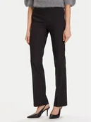 Spodnie damskie - Morgan Spodnie materiałowe 242-PBEKA.F Czarny Slim Fit - miniaturka - grafika 1