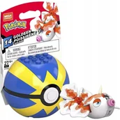Klocki - Mega Construx Pokemon Klocki Goldeen + Quick Ball - miniaturka - grafika 1