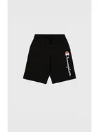 Spodenki damskie - Champion Szorty dresowe w kolorze czarnym - miniaturka - grafika 1