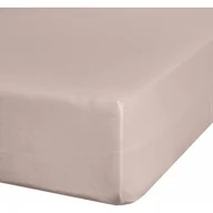 Prześcieradła - Euro Firany Prześcieradło Jersey3 120 x 200 Cm, Wys.25 cm Beż 1217926 - miniaturka - grafika 1