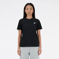 Koszulki i topy damskie - Koszulka damska New Balance WT41509BK  czarna - miniaturka - grafika 1
