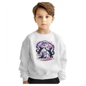 Bluzy dla dziewczynek - BLUZA DZIECIĘCA KOTY KOSMOS KOTKI 104 DLA CHŁOPCA DZIEWCZYNKI - miniaturka - grafika 1