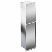 Szafki łazienkowe - Schowek WC do zabudowy pod własne płytki stal drzwi prawe - miniaturka - grafika 1