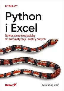 Python i Excel. Nowoczesne środowisko do automatyzacji i analizy danych - E-booki - informatyka - miniaturka - grafika 1