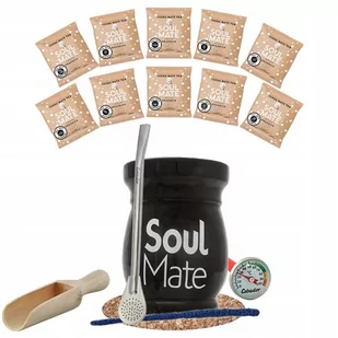 Zestaw Yerba Soul Mate 500g 10x50g Tykwa Bombilla - Yerba Mate - miniaturka - grafika 1
