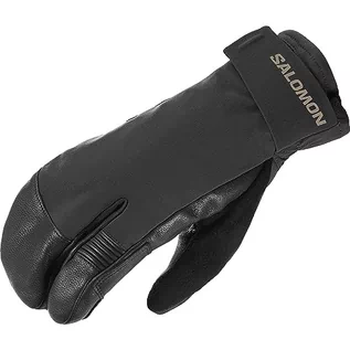 Rękawiczki - SALOMON Qst Paw Gore-Tex unisex wodoodporne rękawiczki narciarskie, snowboard, wędrówki, trwały uchwyt, ochrona przed warunkami atmosferycznymi i trwałe ciepło, Czarny, M - grafika 1
