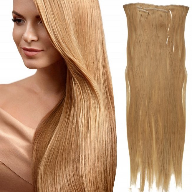 Włosy Doczepiane 60cm Clipin Jak Naturalne Blond