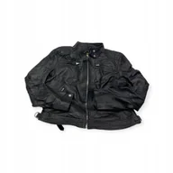 Kurtki damskie - Skórzana kurtka damska ramoneska Real Leather XL - miniaturka - grafika 1