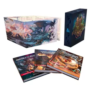 Wizards of the Coast D&D Rules Expansion Gift Set: Dungeons & Dragons (DDN): Tasha's Cauldron of Everything + Xanathar's Guide to Everything + Monsters of the Multiverse + Dm Screen - Gry paragrafowe - miniaturka - grafika 1