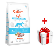 Sucha karma dla psów - Calibra Dog Life Adult Large Breed Chicken 12 kg + NIESPODZIANKA DLA PSA GRATIS - miniaturka - grafika 1