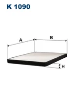 Filtry kabinowe - FILTRON Filtr kabinowy K1090 - miniaturka - grafika 1