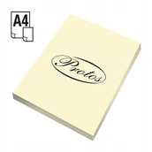 Pozostałe książki - Papier kolorowy Protos A4 kremowy 80g 100ark - miniaturka - grafika 1