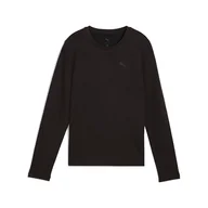 Koszulki męskie - PUMA HER Slim Fit Longsleeve PUMA Black - miniaturka - grafika 1