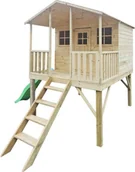 Namioty i tipi dla dzieci - 4iQ Group Domek dla dzieci Gucio ze ślizgiem - miniaturka - grafika 1