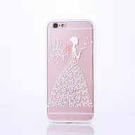 Etui i futerały do telefonów - Etui na telefon komórkowy Mandala dla Apple iPhone 6 / 6s Design Etui ochronne Motyw motyla Kobieta Pokrowiec Torba Zderzak Biały - miniaturka - grafika 1