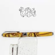 Pióra wieczne - Pióro wieczne Grifos Yellow Tangerine - miniaturka - grafika 1