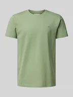 Koszulki męskie - T-shirt o kroju slim fit z wyhaftowanym logo - miniaturka - grafika 1