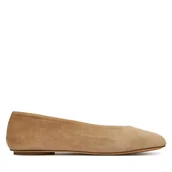 Baleriny - Baleriny Weekend Max Mara Todisuede 2525526074600 Beżowy - miniaturka - grafika 1