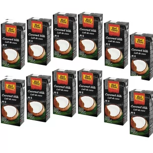 Mleczko Kokosowe UHT 12 x 1 L 85% ekst. - Real Thai - Soki i napoje niegazowane - miniaturka - grafika 1