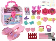 Kolorowanki, wyklejanki - Zestaw Kosmetyków Do Makijażu Diy Akcesoria Kuferek - miniaturka - grafika 1
