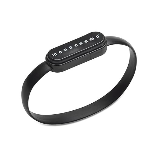 Bransoletka USB do odbioru/transmisji danych Monochromia, czarny