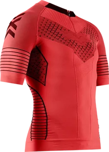XBIONIC koszulka do biegania męska TWYCE RACE SHIRT red/black - Koszulki sportowe męskie - miniaturka - grafika 1