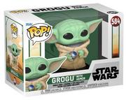 Figurki dla dzieci - Funko POP!, figurka kolekcjonerska Star Wars: BoBF- Grogu w/armor - miniaturka - grafika 1