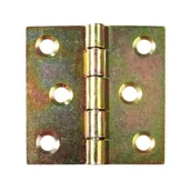 Zawiasy, okucia i inne akcesoria - Zawias 29x30 mm przykręcany ocynkowany - miniaturka - grafika 1