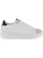 Trampki damskie - U.S. Polo Assn. Sneakersy w kolorze biało-beżowo-granatowym - miniaturka - grafika 1