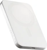 Powerbanki - Zens Slim Qi2 Aluminium Powerbank 5000 mAh kompatybilny z MagSafe i Qi2 biały - miniaturka - grafika 1