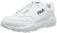 Sneakersy męskie - FILA Overtake męskie sneakersy, biały, 41 EU - miniaturka - grafika 1