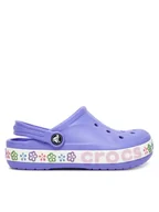 Buty dla dziewczynek - Crocs Klapki BAYABAND CLOG K 211302-5PY Fioletowy - miniaturka - grafika 1