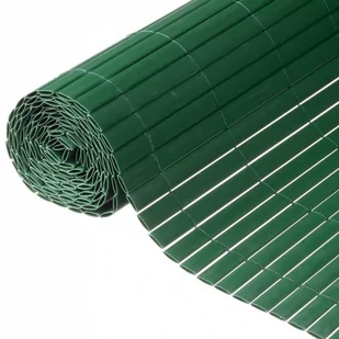 Nature Dwustronna mata ogrodzeniowa, PVC, 1 x 3 m, zielona - Parawany - miniaturka - grafika 1