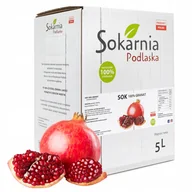 Soki i napoje niegazowane - SOK Z GRANATU 5L 100% Dobry Dla Diety Zdrowy Naturalny Gasi Pragnienie - miniaturka - grafika 1
