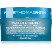 Kremy do twarzy - Peter Thomas Roth Water Drench Hyaluronic Cloud Rich Barrier Moisturizer bogaty krem nawilżający odnawiający barierę ochronną skóry 50 ml - miniaturka - grafika 1