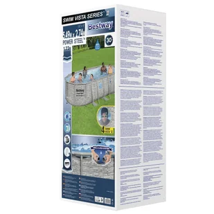 Lumarko Basen Power Steel Swim Vista Series, 549x274x122 cm - Baseny ogrodowe - miniaturka - grafika 5