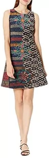 Desigual Damska sukienka Vest_Gala Casual, czarny, XL - Sukienki - miniaturka - grafika 1