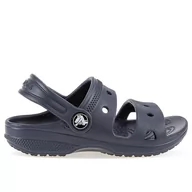 Sandały damskie - Sandały Crocs Toddler Classic Sandal 207537-410 - granatowe - miniaturka - grafika 1