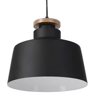 Lampy sufitowe - Beliani Lampa wisząca Lampa wisząca metalowa czarna DANUBE 76232 - miniaturka - grafika 1