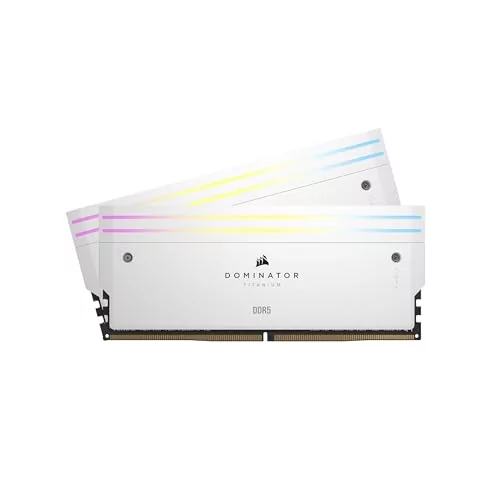 Corsair 32GB (2x16GB) 6400MHz CL32 Dominator Titanium White RGB - darmowy odbiór w 22 miastach i bezpłatny zwrot Paczkomatem aż do 15 dni