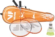 Badminton - Vicfun Badminton zestaw Deluxe B Szary Niebieski - miniaturka - grafika 1