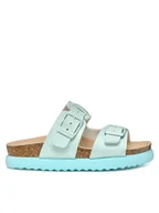 Buty dla dziewczynek - Geox Klapki J Bubblebow G J55MYB 000BC C3003 S Błękitny - miniaturka - grafika 1