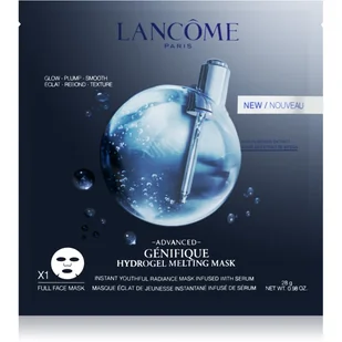 Lancome Génifique Advanced maska odmładzająca i rozświetlająca o dzłałaniu nawilżającym Hydrogel Melting Mask 28 g - Maseczki do twarzy - miniaturka - grafika 1