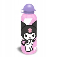 Bidony dla dzieci - Butelka aluminiowa / bidon / korek niekapek / Kuromi / różowa - miniaturka - grafika 1
