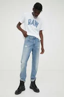 Spodnie męskie - G-Star Raw jeansy D-Staq męskie kolor niebieski - miniaturka - grafika 1