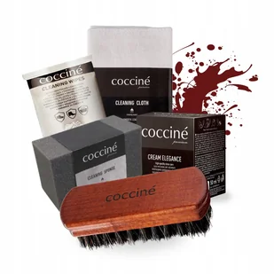 Krem Elegance Bordowy z Akcesoriami do Pielęgnacji Butów Coccine Zestaw 5w1 - Środki do obuwia i ubrań Krem Elegance Bordowy z Akcesoriami do Pielęgnacji Butów Coccine Zestaw 5w1 - Środki do obuwia i ubrań - miniaturka - grafika 1