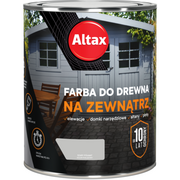 Farby i impregnaty do drewna - Farba do drewna na zewnątrz ALTAX 750 ml szary - miniaturka - grafika 1