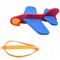 Samoloty i helikoptery - SAMOLOT PIANKOWY WYRZUTNIA PROCA LATAJĄCY SZYBOWIEC RÓŻNE KOLORY - miniaturka - grafika 1