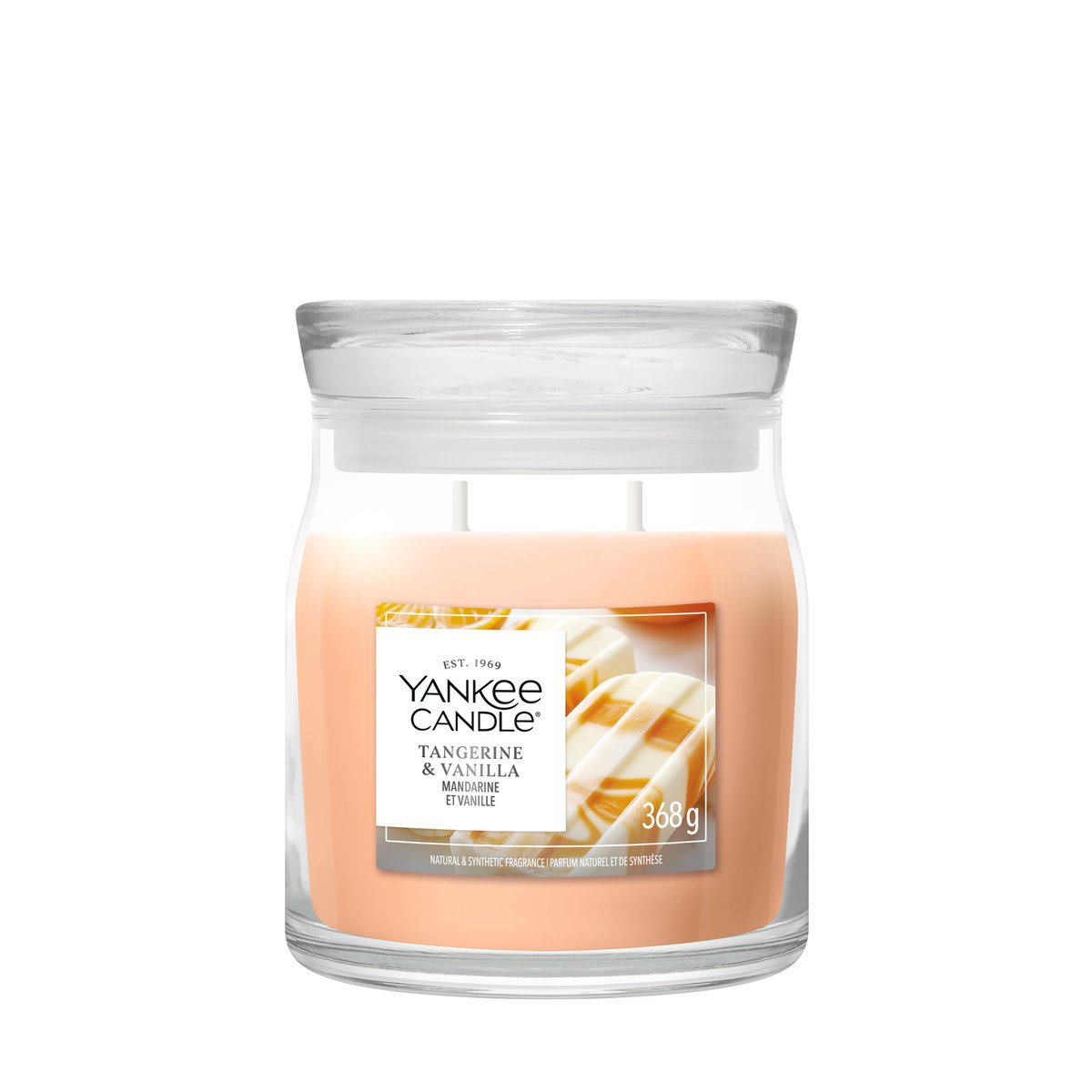 Świeca zapachowa średnia Yankee Candle Tangerine & Vanilla